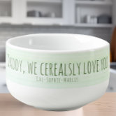 Personalized Ice Cream Bowl, Personalized Dad Cereal Bowl, Custom Ice Cream  Bowl, Father's Day Gift, For Dad, Snack Bowl Gift