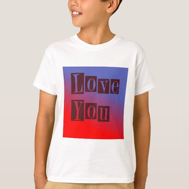 Love You Dark T-Shirt (Front)