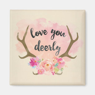 Love You Deerly Magnet
