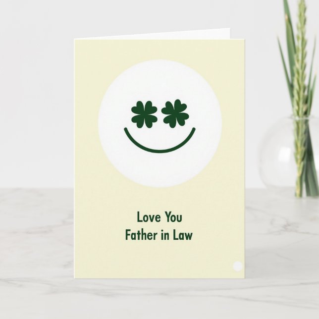 Love You Father In Law Card (Front)