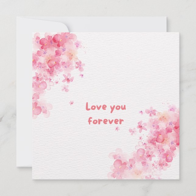 Love You Forever card (Front)