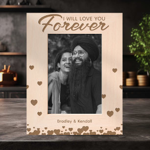 Love You Forever Couple Engraved Frames