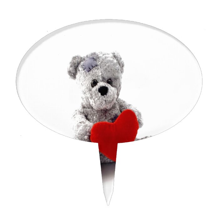 LOve you forever teddy bear Cake Topper