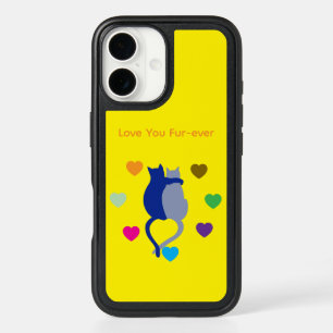 Love You Fur-ever Cat OtterBox Case – Yellow