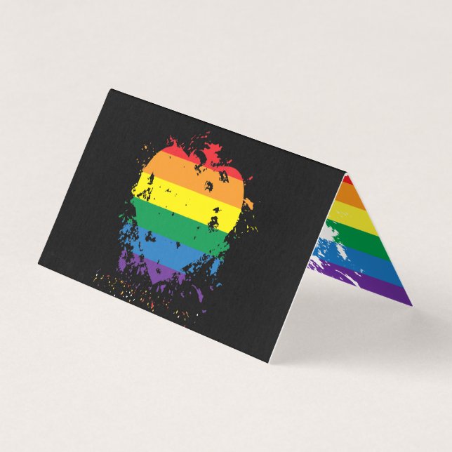 Love You Gay Pride Heart (Front)