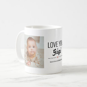 Love You Gigi Birthday Custom Photo Coffee Mug