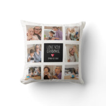 Love You Grammy | Grandma Hearts 8 Photo Collage