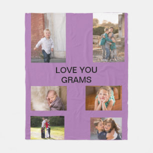 Love You Grams Smile Every Time You Snuggle Fleece Blanket