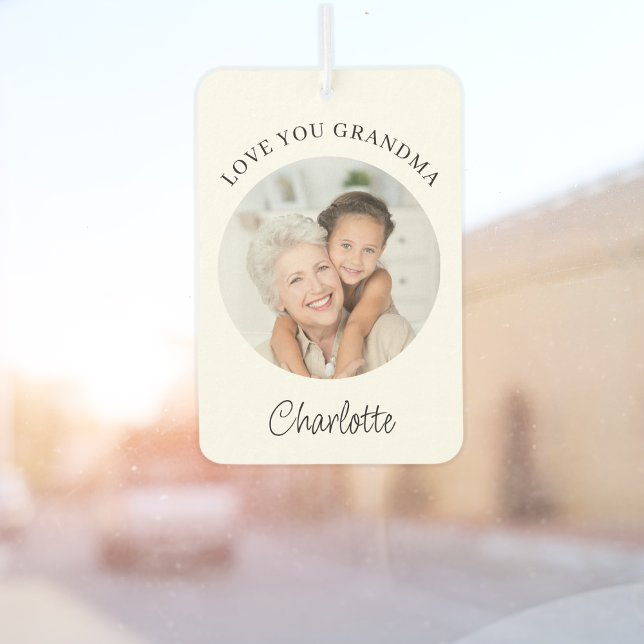 Love You Grandma Photo Air Freshener (Creator Uploaded)
