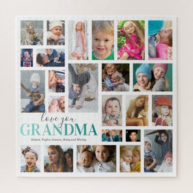 Love You Grandma Photo Jigsaw Puzzle (Vertical)