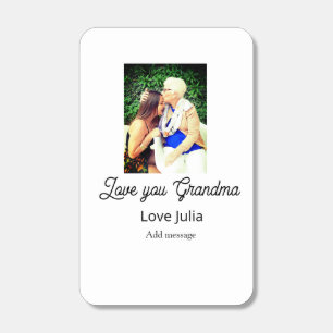 Love you Grandma photo name love message grandkids Matchboxes
