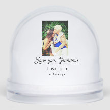 Love you Grandma photo name love message grandkids