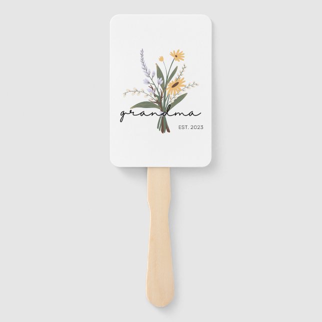 Love You Grandma Set of Fans (Back)