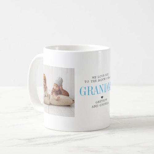 Love You Grandma  Two Photo Collage Coffee Mug