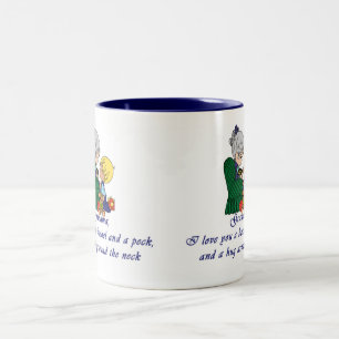Love you Grandma! Two-Tone Coffee Mug