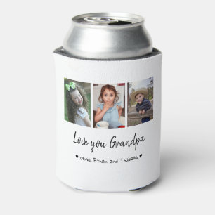 Love You Grandpa Happy Father's Day 2022 Photo Can Cooler