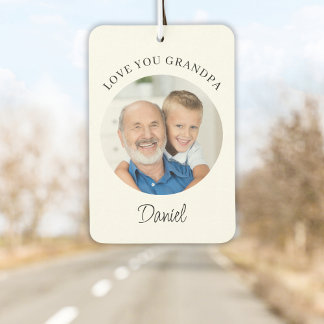 Love You Grandpa Photo Air Freshener