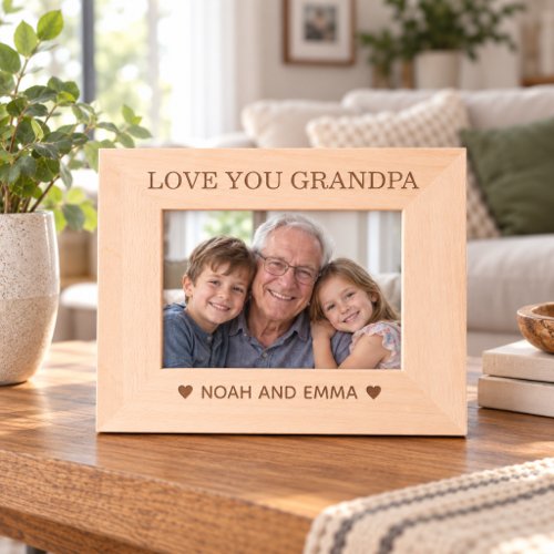 Love You Grandpa Picture Frame
