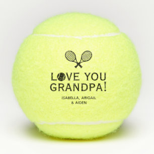Love You Grandpa Tennis Balls