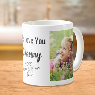 Love You Granny Personalized Photo Coffee Mug