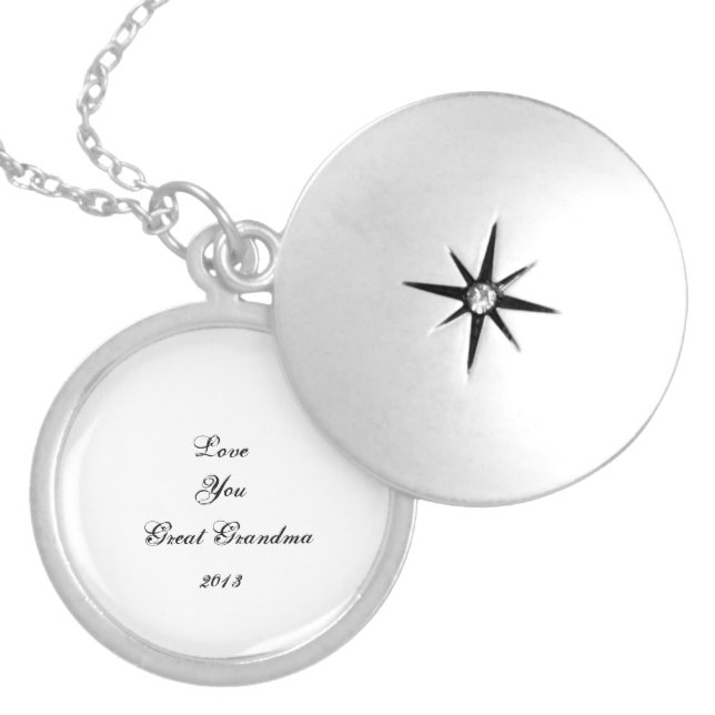 "Love You Great Grandma 2016" Necklace (Front)