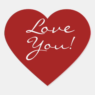 Love You Heart Heart Sticker