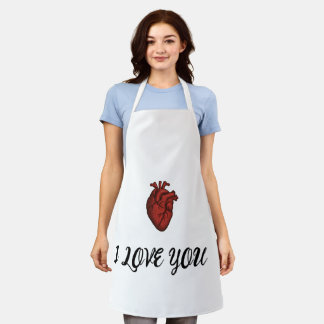 Love You - kitchen Gift  Apron