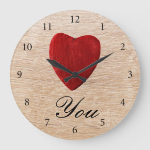 Love you large clock