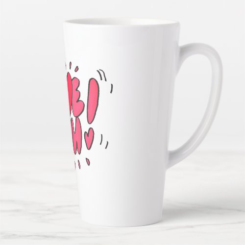 Love You  Latte Mug