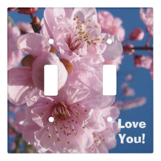 Love You Light Switch Cover Tree Blossoms Spring 