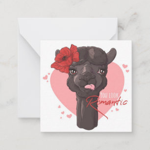 Love You Llama Note Card
