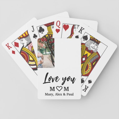 Love you MM Poker Cards