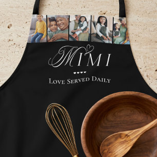 Love You Mimi Keepsake Grandkids Photo Collage Apron