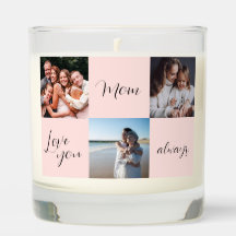 "Love you Mom always" sentimental photo gift