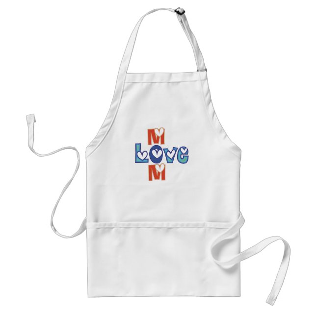 Love You Mom Aprons (Front)
