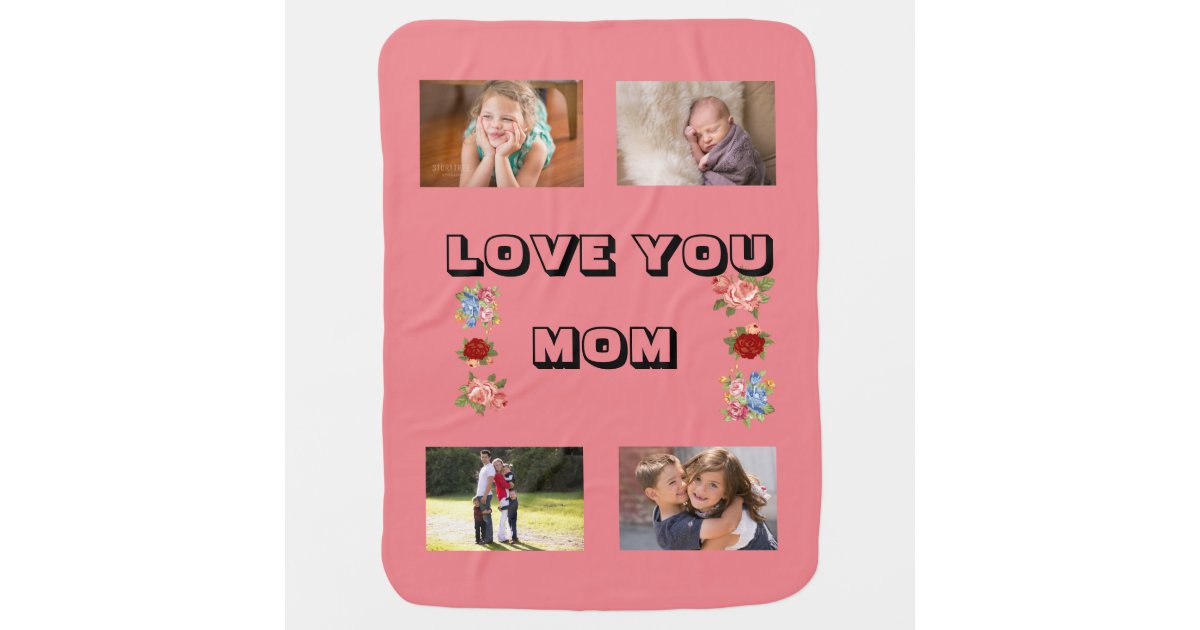 Love You, Mom Baby Blanket