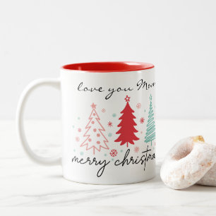 Love you Mom Grandma Nana Mimi Christmas Tree Mug