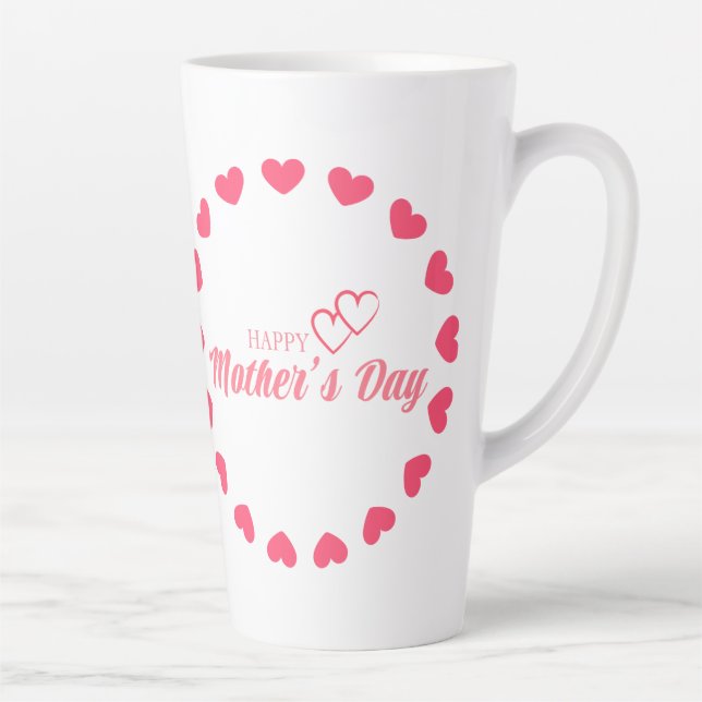 Love you Mom Happy Mother's day  Latte Mug (Right)