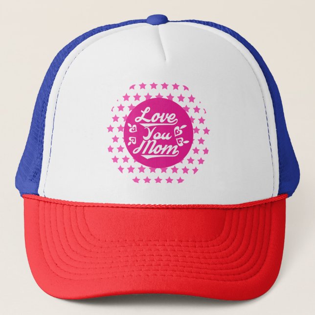 Love You Mom Mother's Day-11096 Trucker Hat (Front)