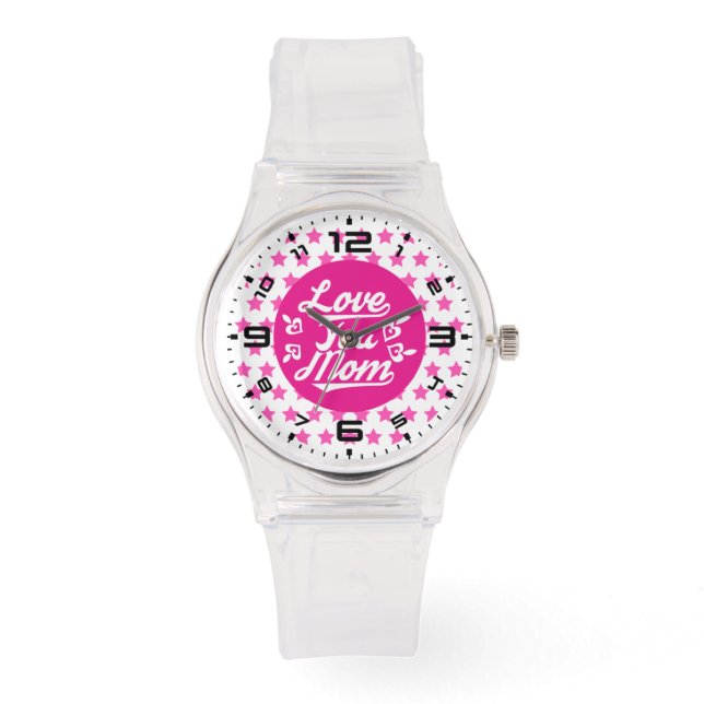 Love You Mom Mother's Day-11096 Watch (Front)