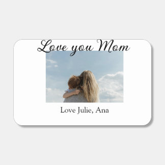 love you mom mothers day add photo name simple matchboxes