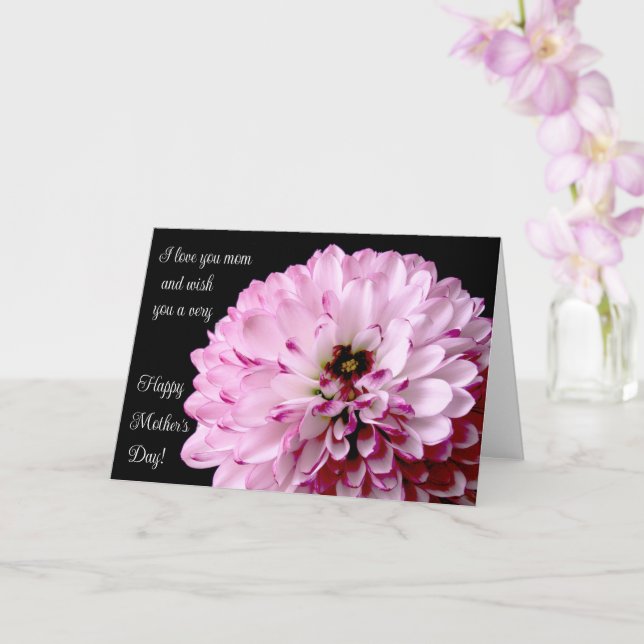 Love You Mom Mother's Day Card (Orchid)