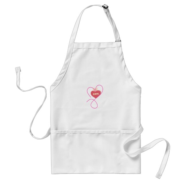 Love You Mom - Mother's Day Special Adult Apron (Front)