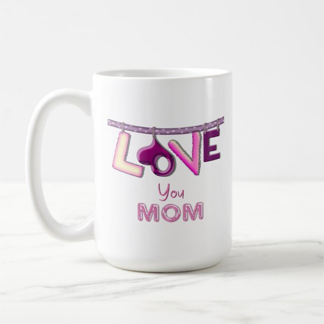 Love You Mom Mug (Left)