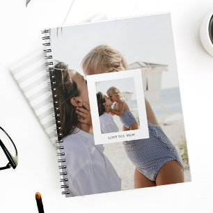 "Love You Mom Photo Gift  Notebook