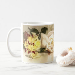 Love You Mom Roses Classic Mug Cup
