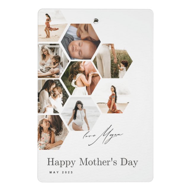Love you  Mom's Mini Clipboard (Back)