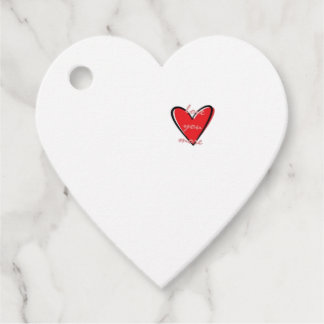 Love You More Creative Minimal Style  Favor Tags