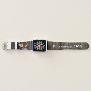 Love You More Every Second Add Your Photo Apple Watch Band