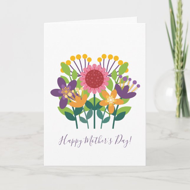 Love You More Funny Floral Happy Mother's Day Card (Front)